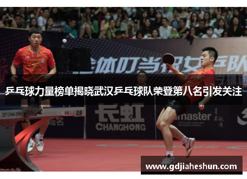 乒乓球力量榜单揭晓武汉乒乓球队荣登第八名引发关注